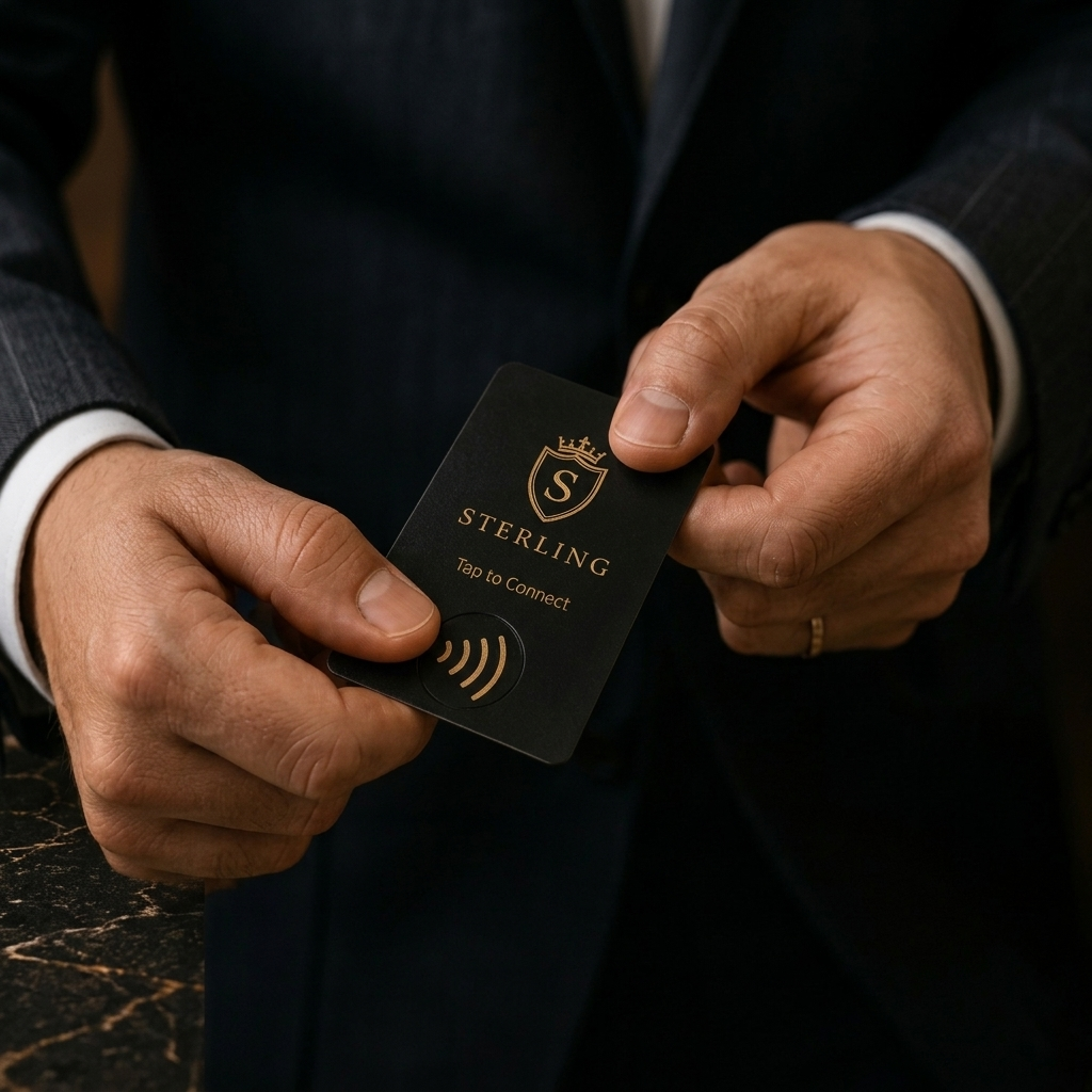 Sterling NFC Card In Hand