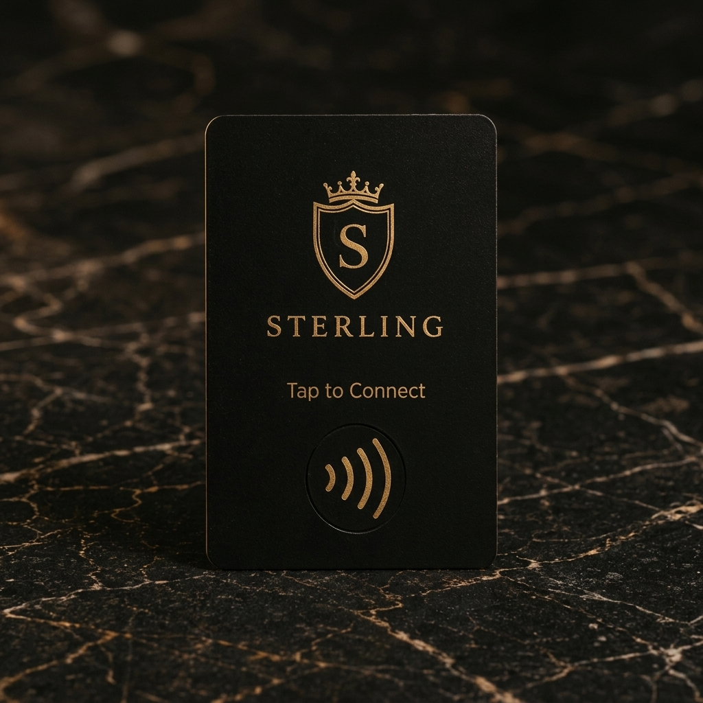 Sterling Luxury Metal NFC Card