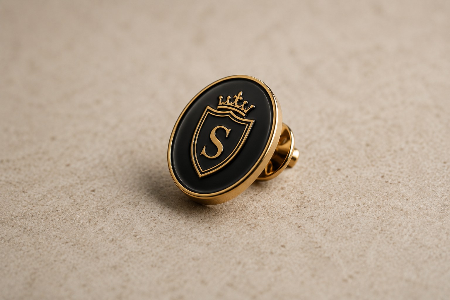 Sterling Lapel Pin Detail