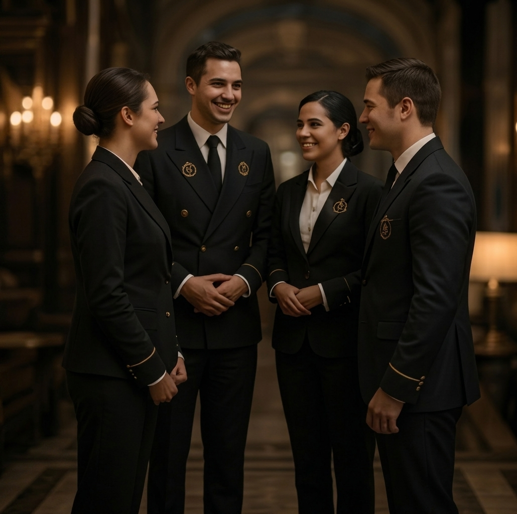 Hospitality and Service Team using Sterling